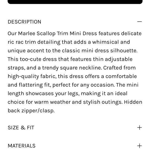 Chic Beige and White Mini Dress - Picture 9 of 9